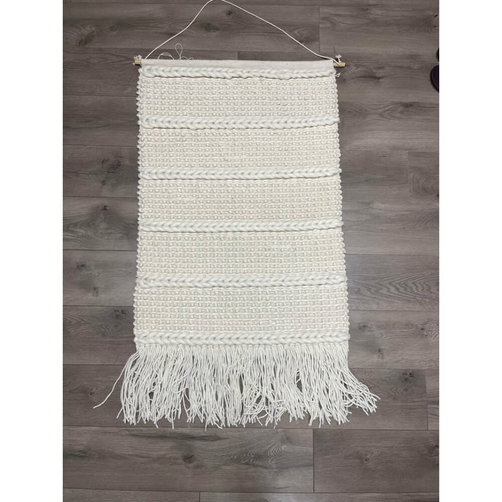 Cream Woven Wall Tapestry